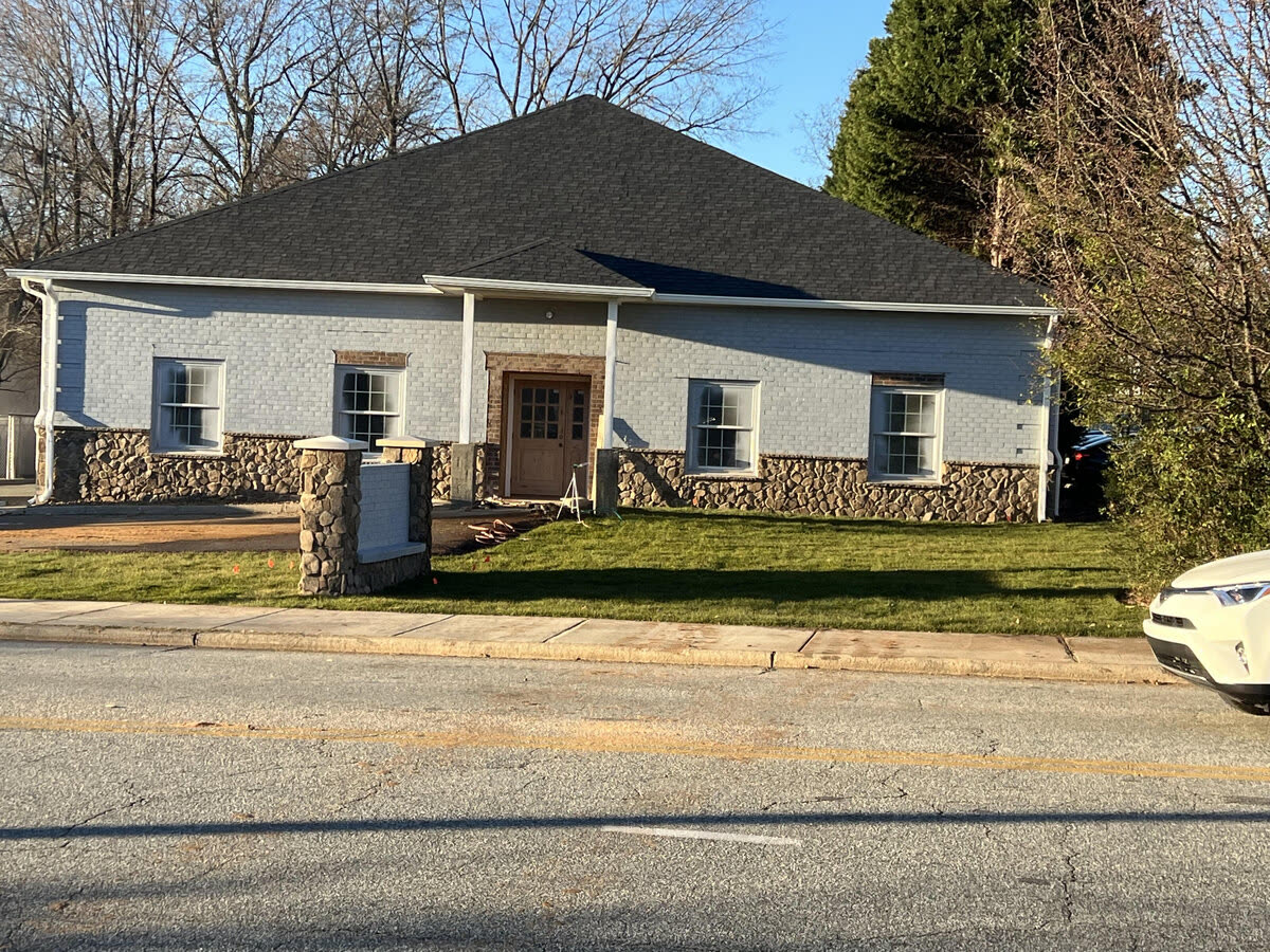 Completed commercial building delivered by Good Wood